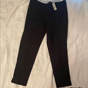 Brooks Brother’s Women’s Elegant Black Dress Pants/side zipper and ankle slits.